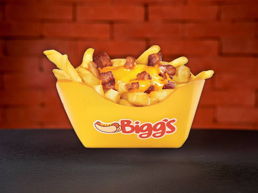 Batata Frita com Bacon e Cheddar individual