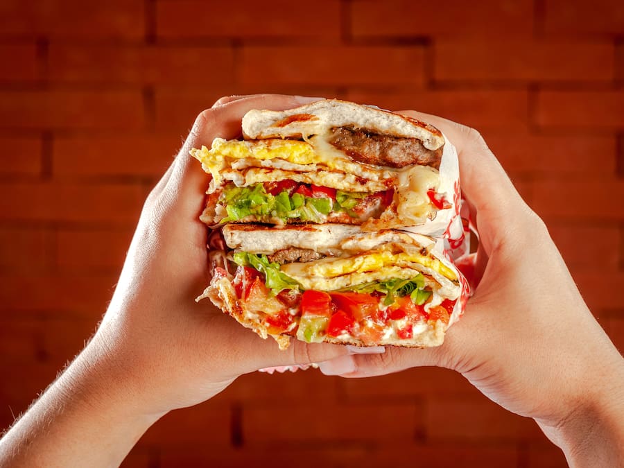 Cheese Burger Egg