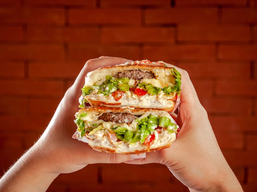 Cheese Burger Salada