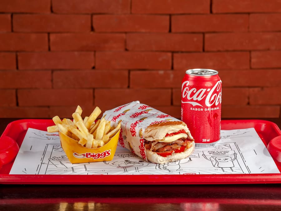 Combo Bacon Queijo Duplo + Batata + Bebida - CB3