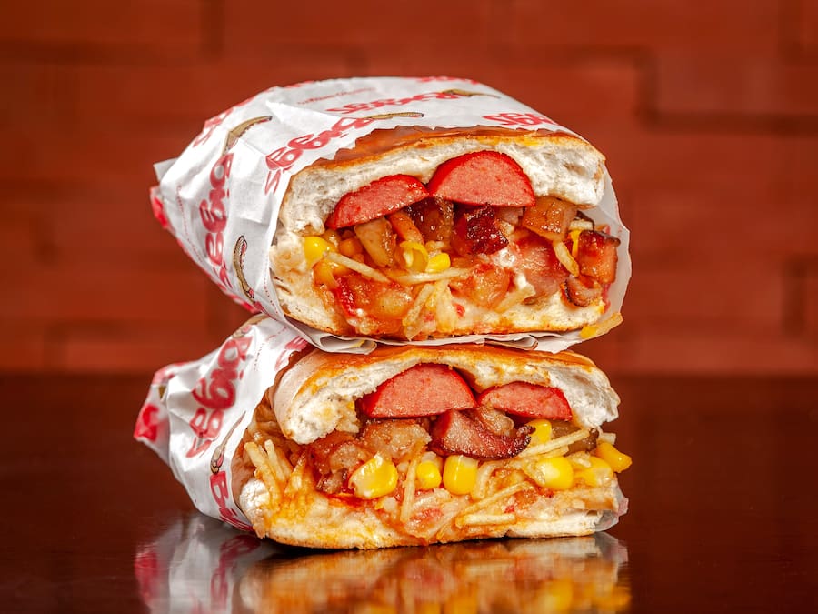 Dog bacon milho batata palha