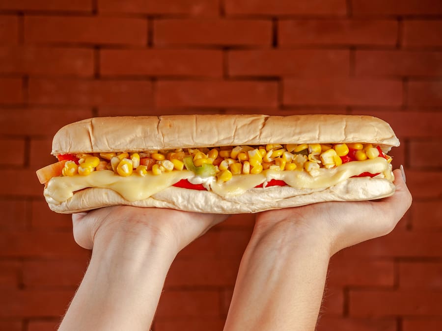 Dog milho queijo bigg - 25cm