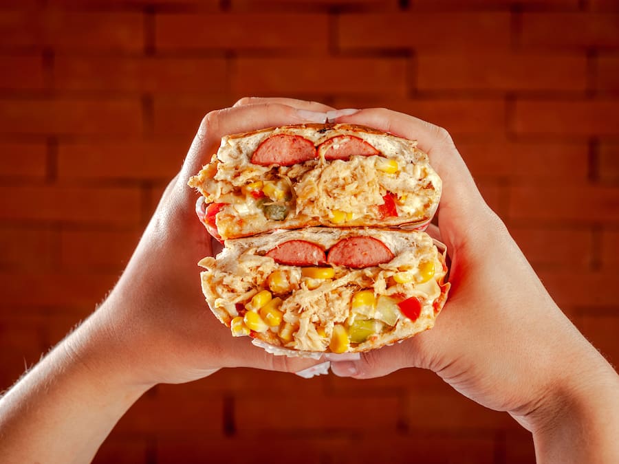 Frango milho queijo