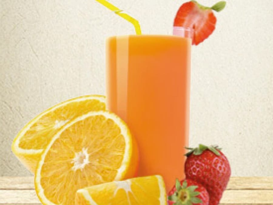 Laranja com morango