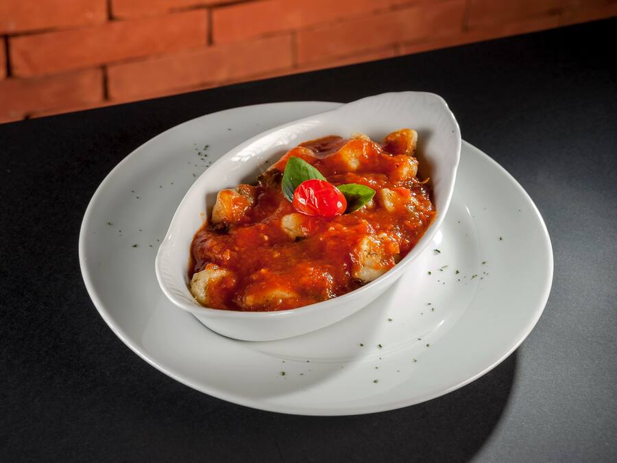 Nhoque ao molho de Tomate
