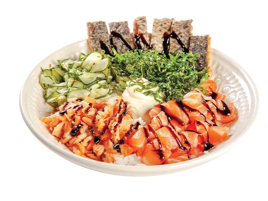 Poke Salmão Misto